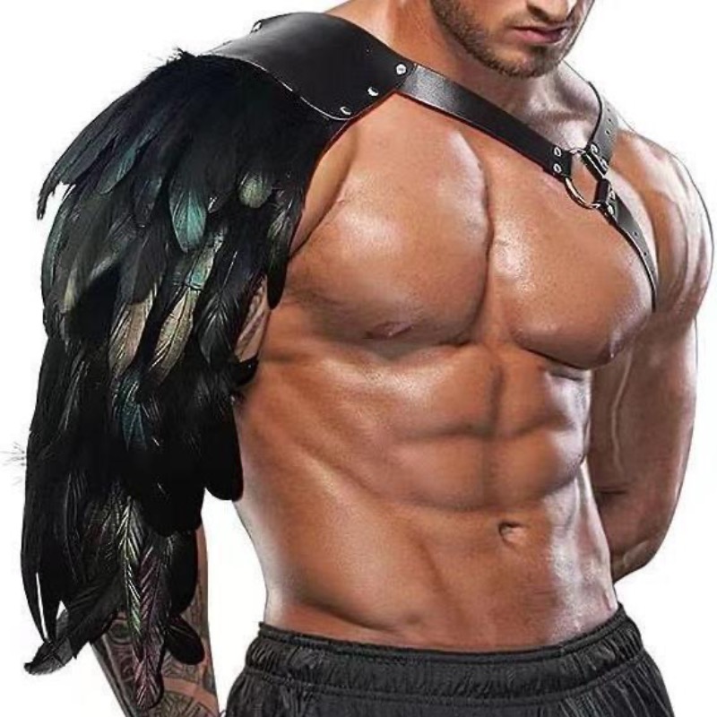 Men'S Viking Accessories - Halloween Medieval Knight Viking Shoulder Armor