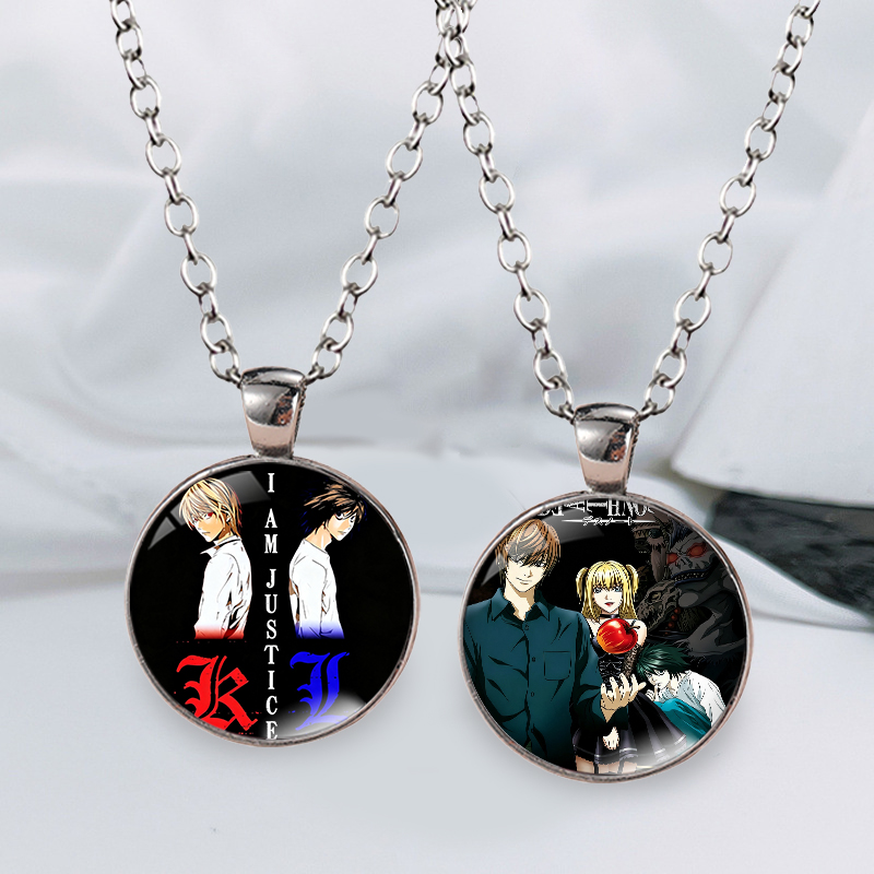 Men Accessories Necklace - Death Note Time Gem Necklace for