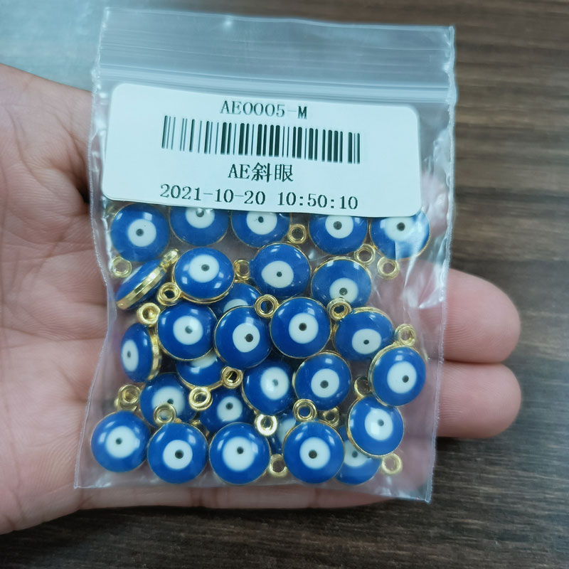 100pcs 10mm Classical Turkish  - đánh giá và giá Men Accessories Evil Eye