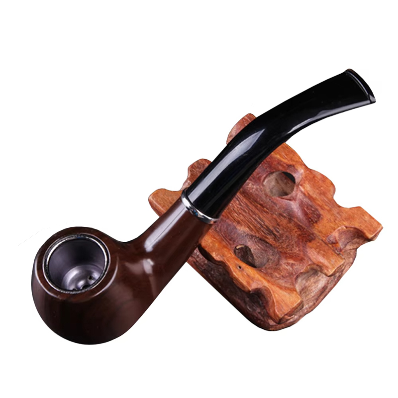 Retro Resin Ebony Smoking Pipe - đánh giá và giá Men Accessories Gadgets