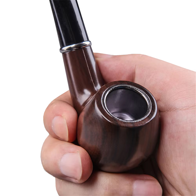 Retro Resin Ebony Smoking Pipe - đánh giá và giá Men Accessories Gadgets
