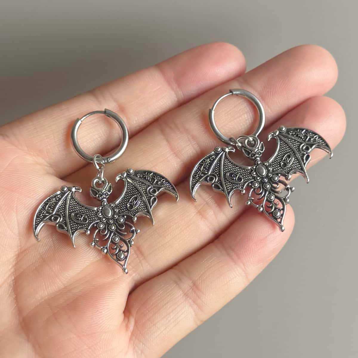 Vampire bat earrings,Gothic je - đánh giá và giá Men'S Vampire Accessories