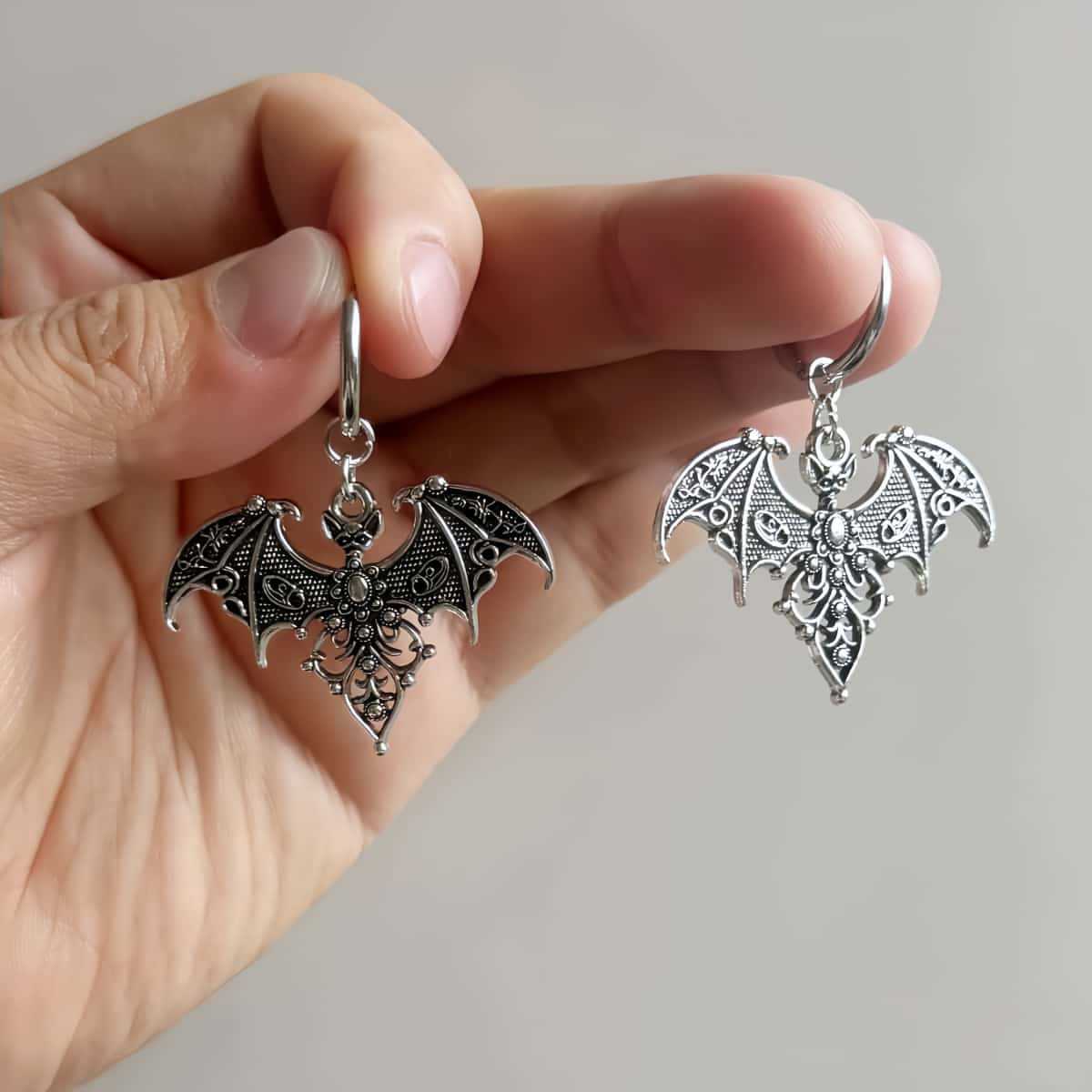 Vampire bat earrings,Gothic je - đánh giá và giá Men'S Vampire Accessories