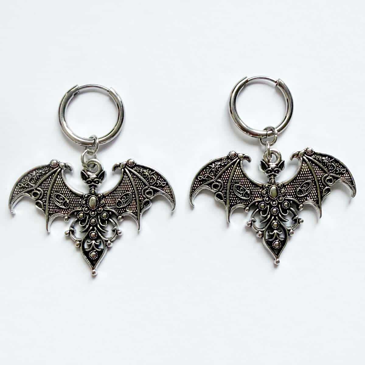 Vampire bat earrings,Gothic je - đánh giá và giá Men'S Vampire Accessories