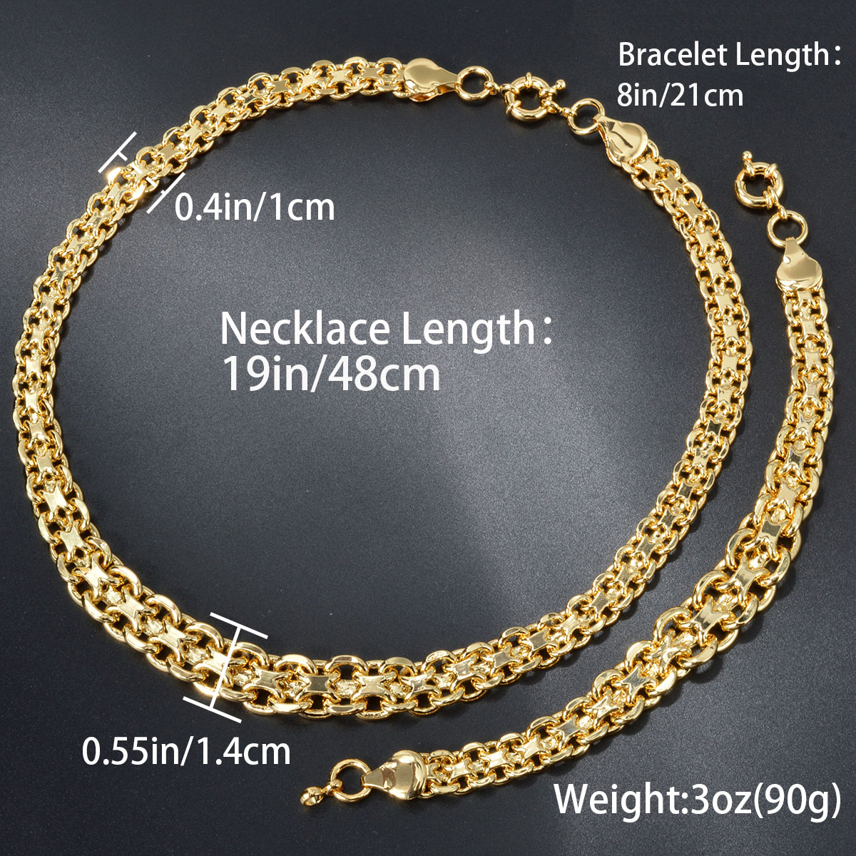 Sunny Luxury 18k Gold Plated G - đánh giá và giá Men Accessories Chain And Bracelet