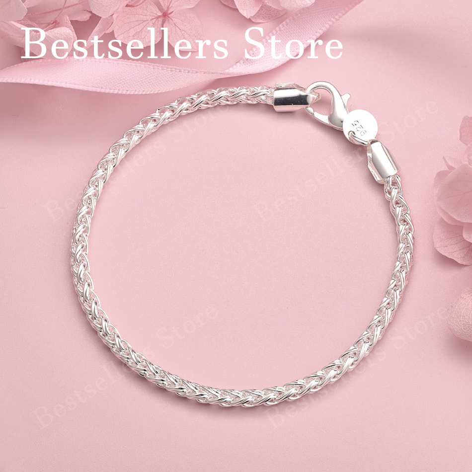 Charm 925 sterling silver 8-in - đánh giá và giá Men Accessories Chain And Bracelet