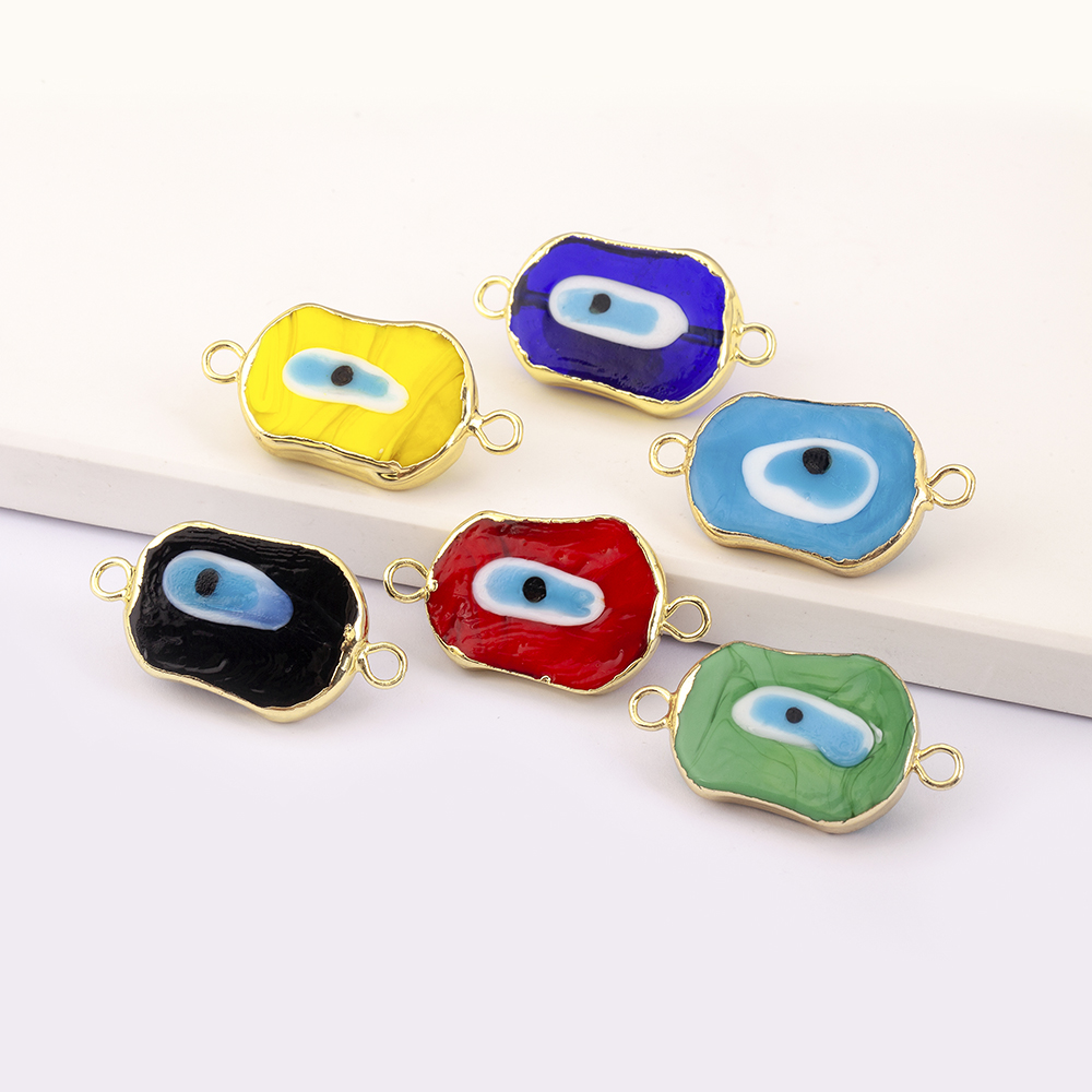 Special Shaped Colorful Evil E - đánh giá và giá Men Accessories Evil Eye