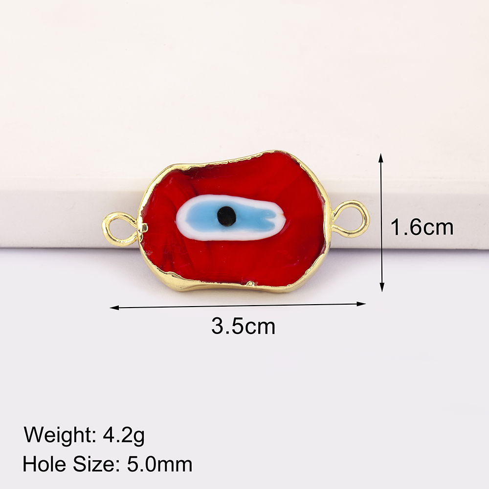 Special Shaped Colorful Evil E - đánh giá và giá Men Accessories Evil Eye