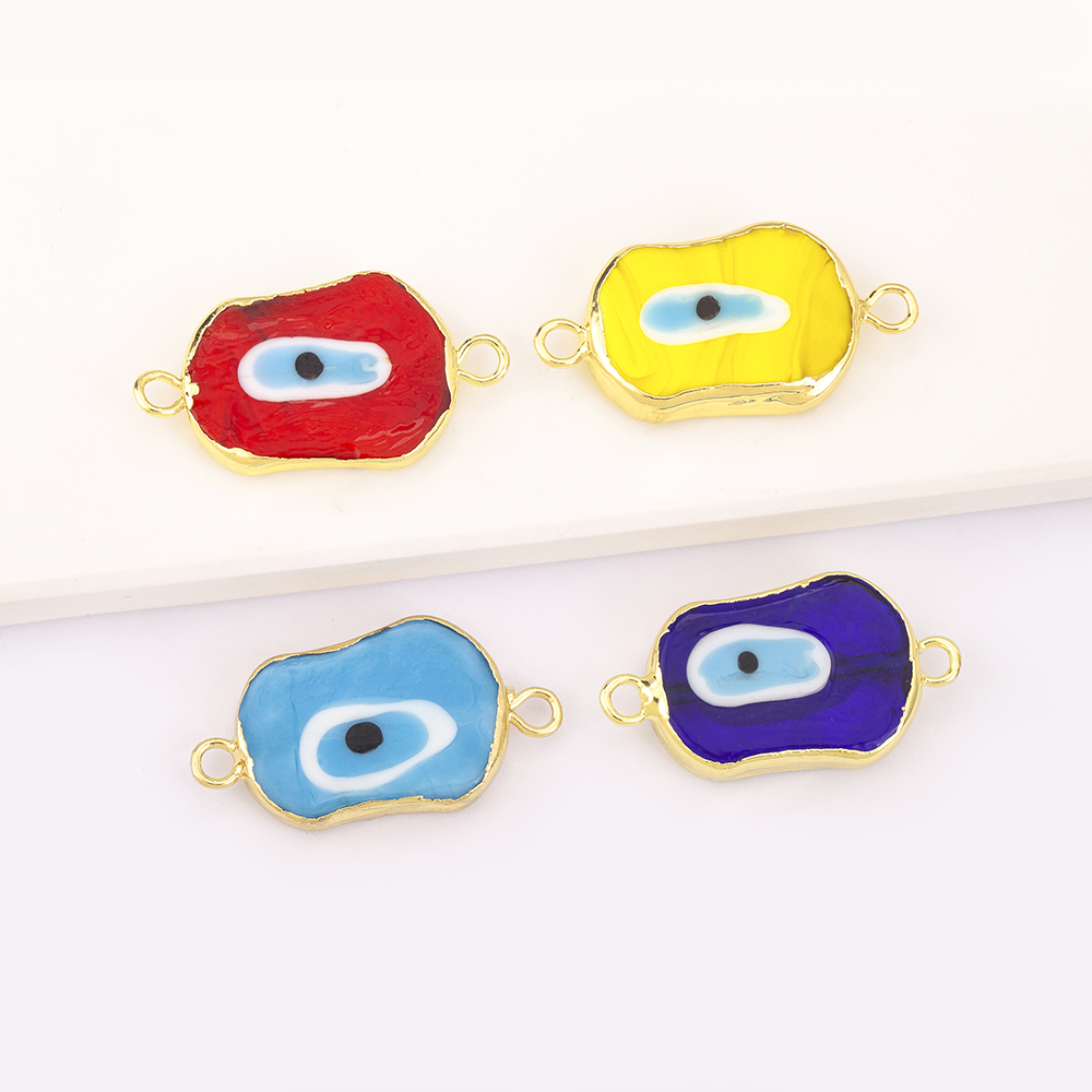 Special Shaped Colorful Evil E - đánh giá và giá Men Accessories Evil Eye