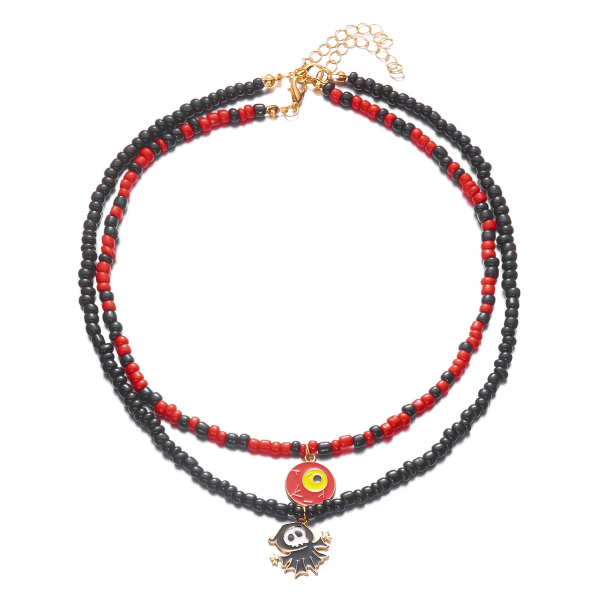 Double Layer Evil Eye Pendant  - đánh giá và giá Men Accessories Evil Eye