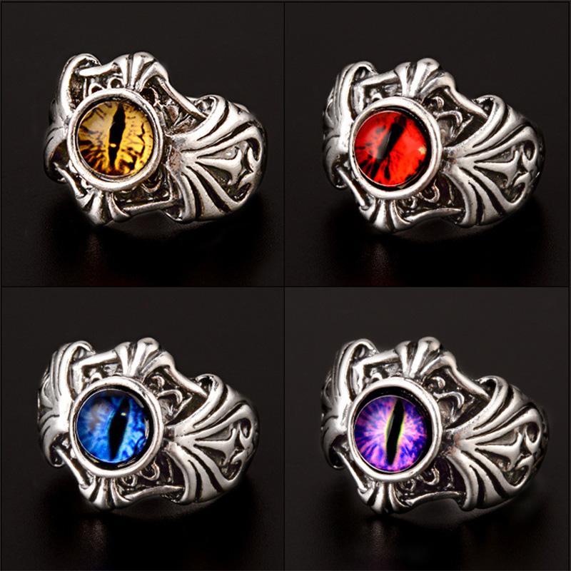 Retro Vines Evil Eye Ring For  - đánh giá và giá Men Accessories Evil Eye