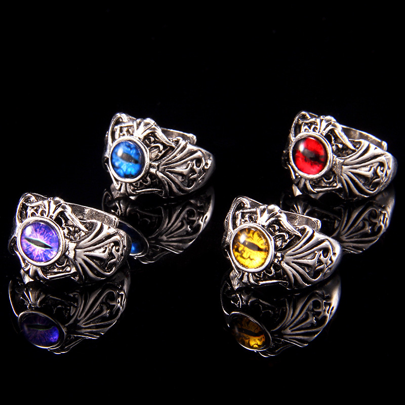 Retro Vines Evil Eye Ring For  - đánh giá và giá Men Accessories Evil Eye