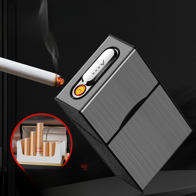 2 In 1 20 Cigarette Case Light - đánh giá và giá Men Accessories Gadgets