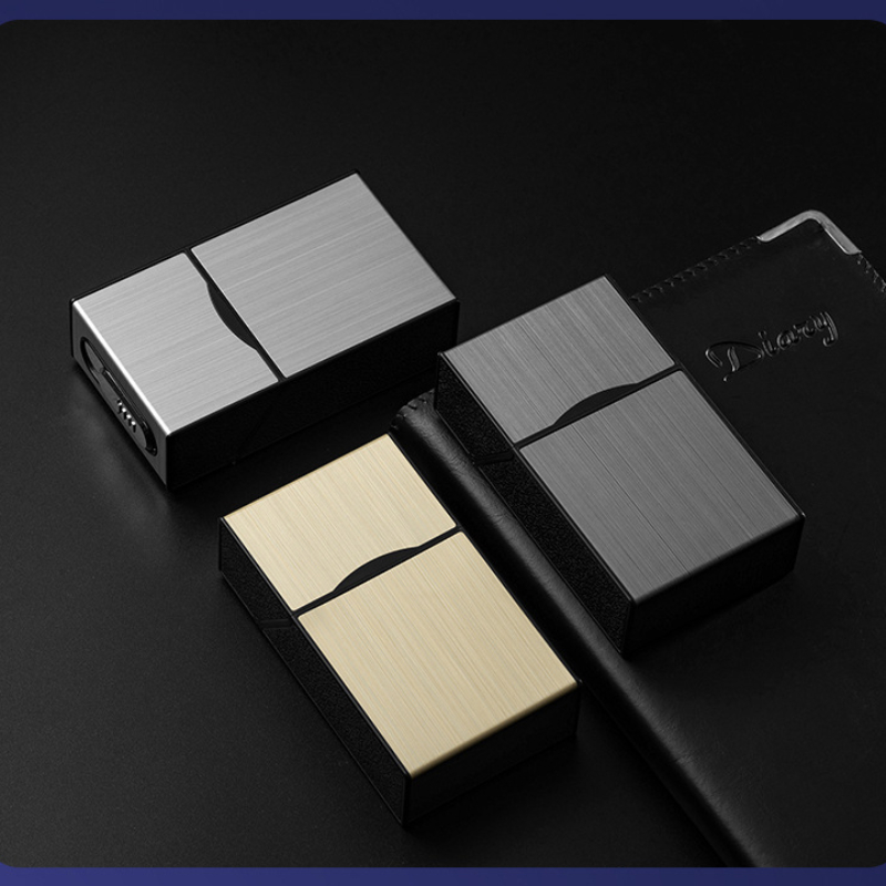 2 In 1 20 Cigarette Case Light - đánh giá và giá Men Accessories Gadgets