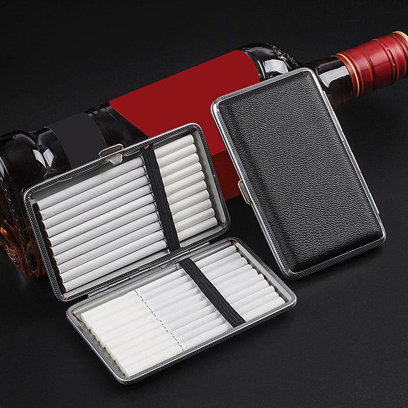PU Leather Cigarettes Box Comp - đánh giá và giá Men Accessories Gadgets