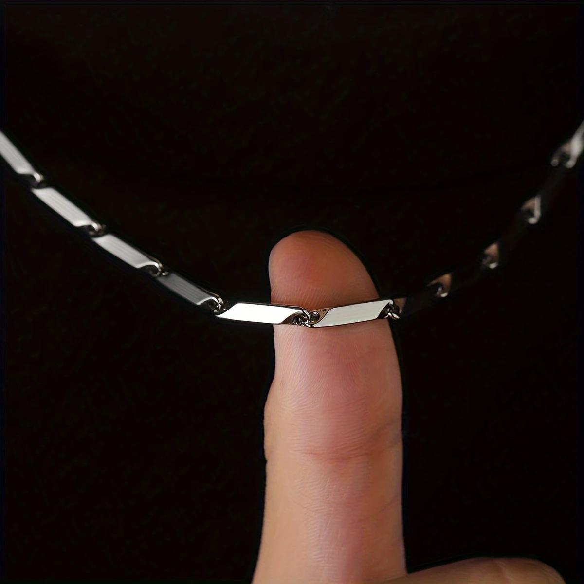 Silvery Curved Cross Stainless - đánh giá và giá Men'S Accessories Jewelry Brands