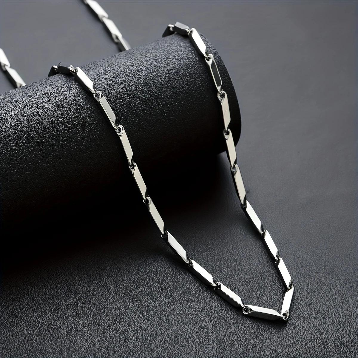 Silvery Curved Cross Stainless - đánh giá và giá Men'S Accessories Jewelry Brands