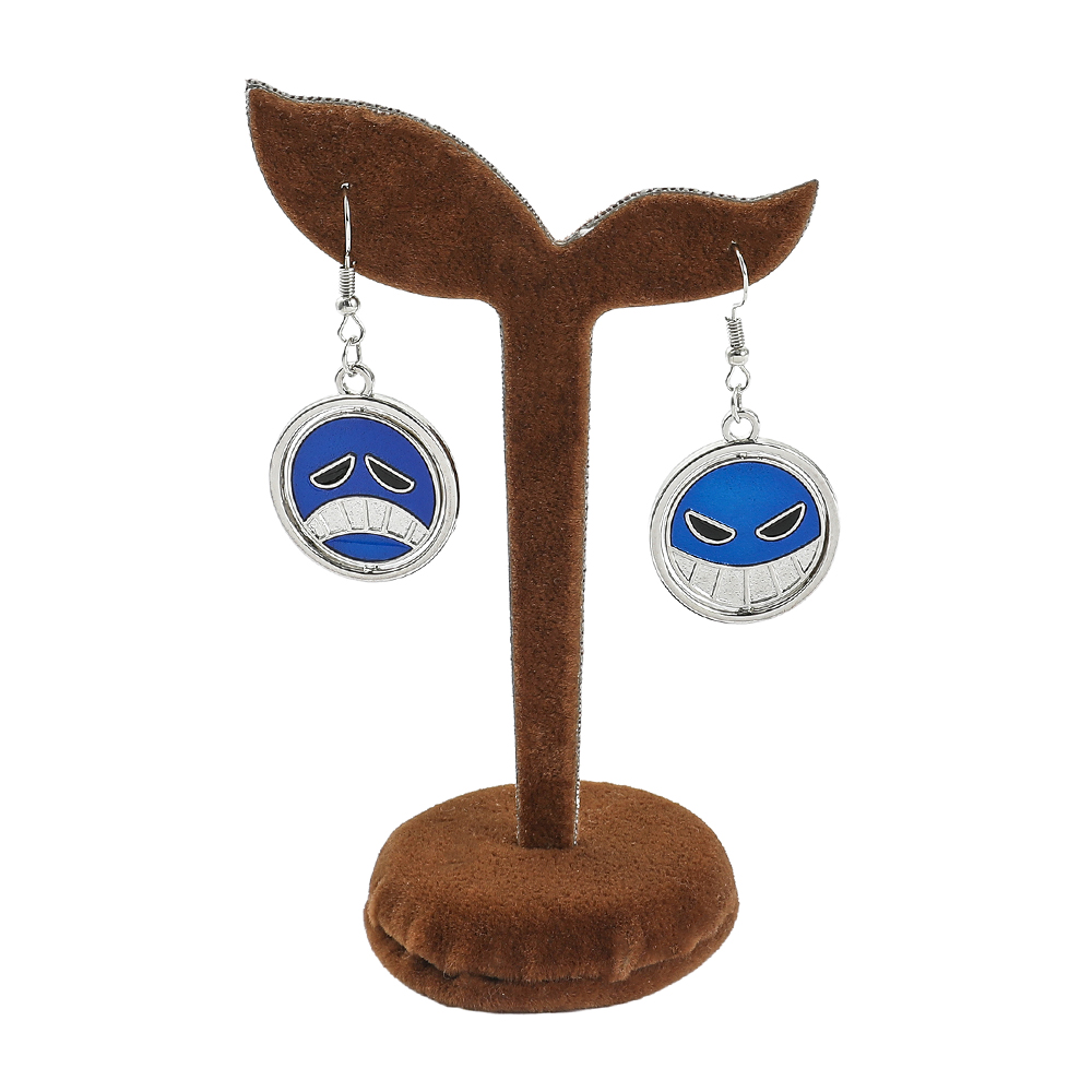 Creative Rotatable Smiling Fac - đánh giá và giá Men Accessories Earrings