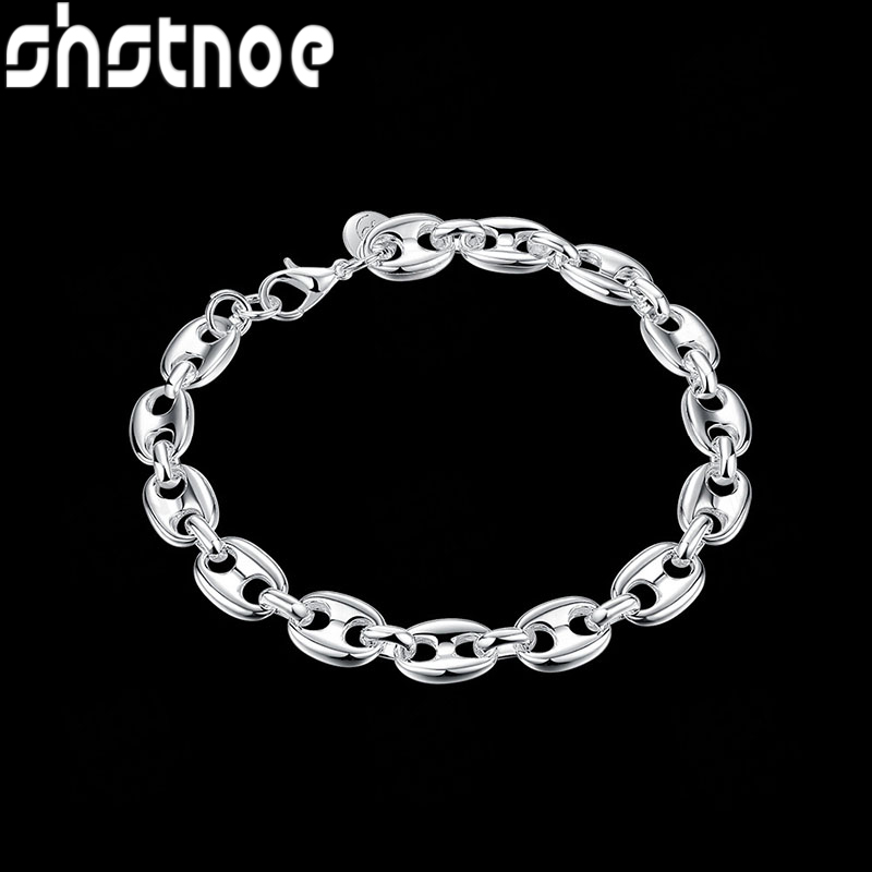 Cute 925 Sterling Silver Pig N - đánh giá và giá Men Accessories Chain And Bracelet