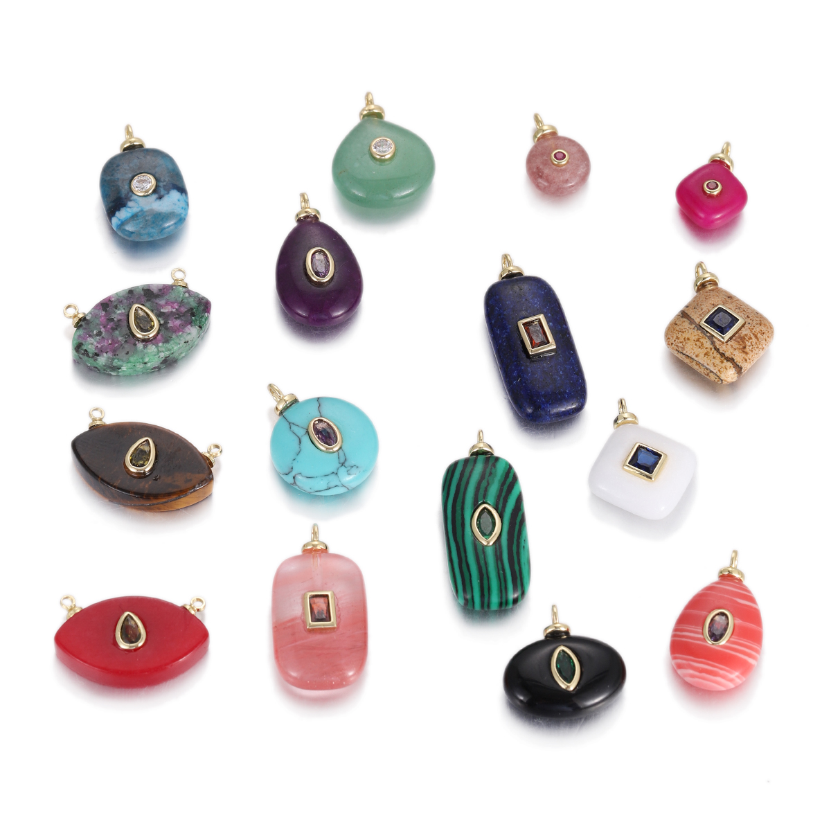 Natural Stone Crystal Reiki Ev - đánh giá và giá Men Accessories Evil Eye