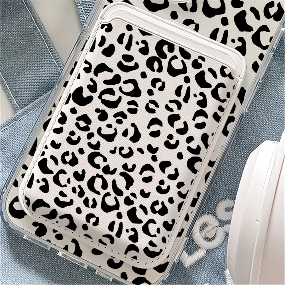 Black Leopard Print For Magsaf - đánh giá và giá Phone Wallet Combo