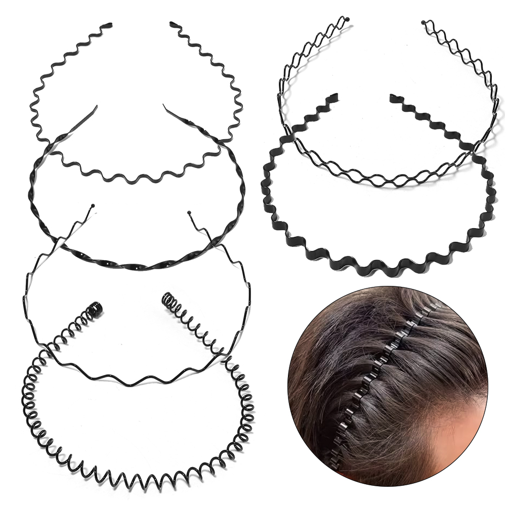 6pcs/lot Black Hair Hoops Meta - đánh giá và giá Men Accessories Earrings