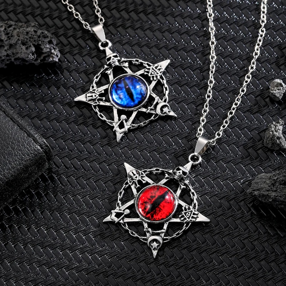 Five pointed star shaped devil - đánh giá và giá Men Accessories Necklace
