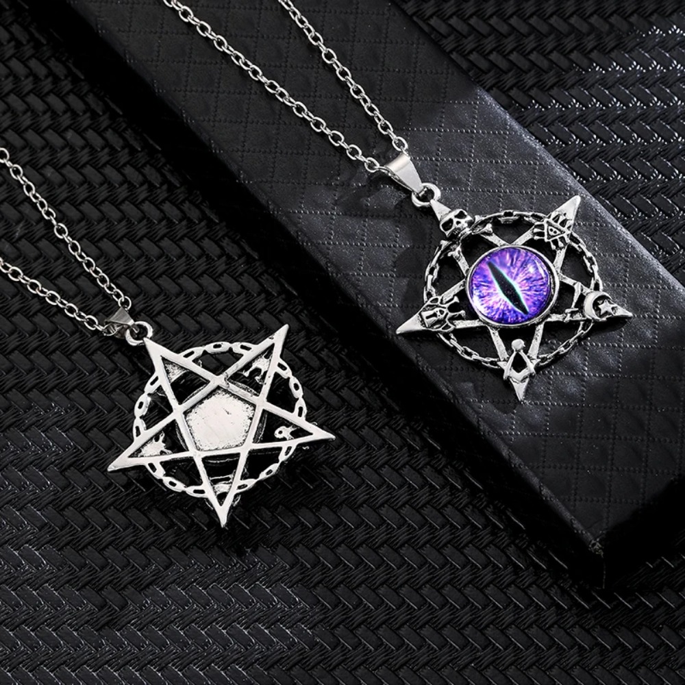 Five pointed star shaped devil - đánh giá và giá Men Accessories Necklace