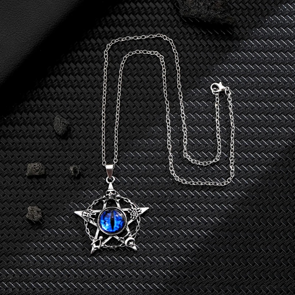 Five pointed star shaped devil - đánh giá và giá Men Accessories Necklace