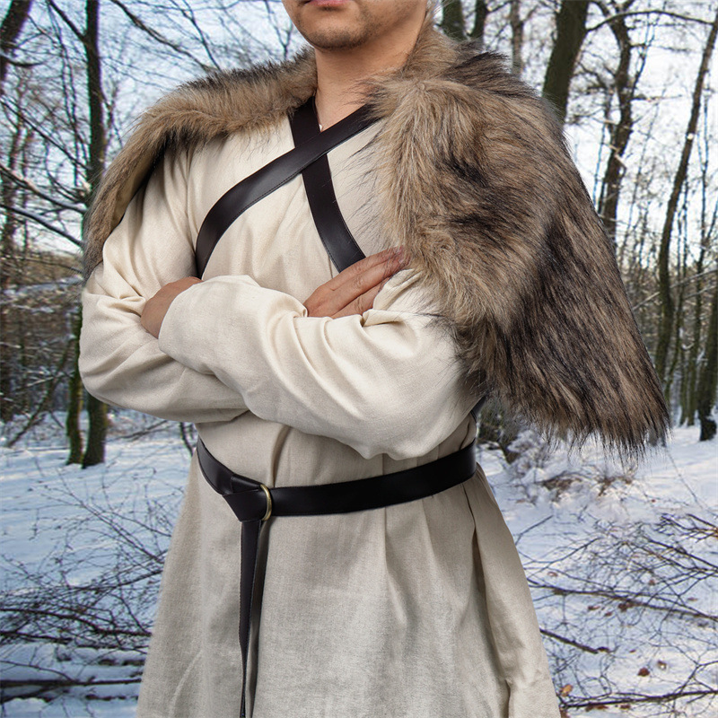 Man Medieval Faux Fur Cape Sho - đánh giá và giá Men'S Viking Accessories