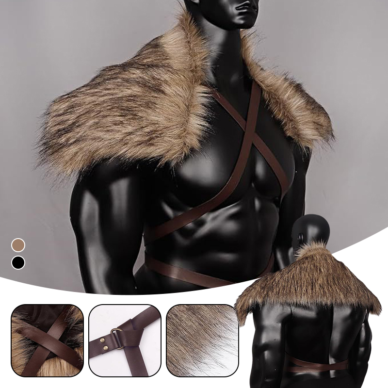 Man Medieval Faux Fur Cape Sho - đánh giá và giá Men'S Viking Accessories