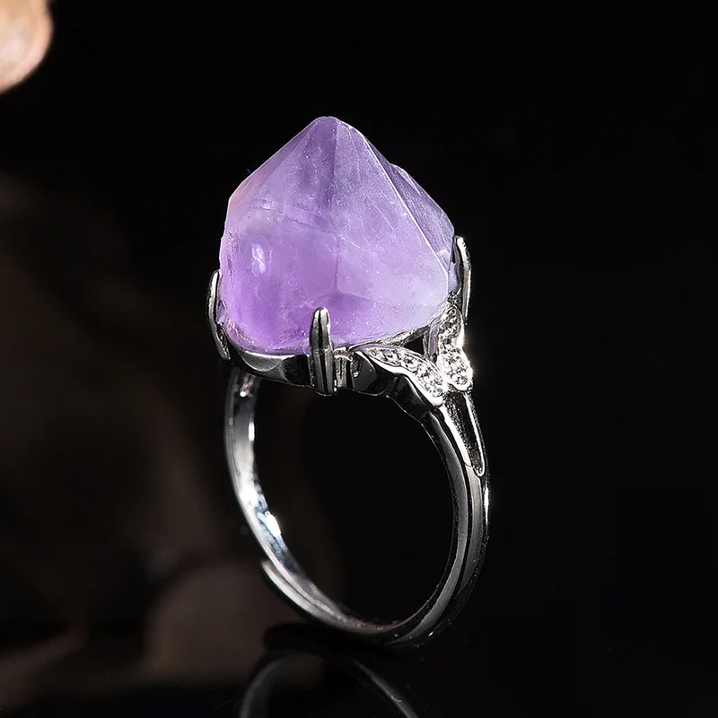 Natural Amethyst Hand-carved R - đánh giá và giá Men'S Accessories Hand Bands