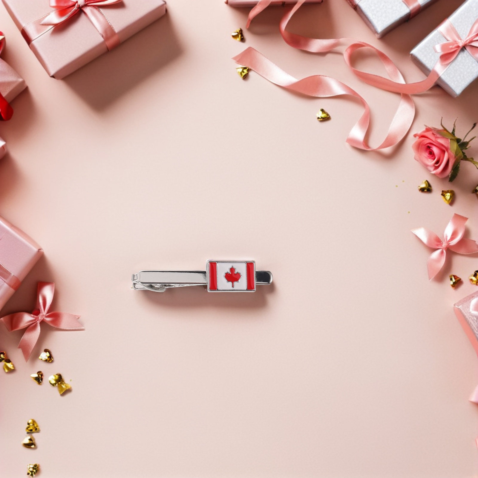 Canada Metal Tie Clip Patrioti - đánh giá và giá Men'S Accessories Canada