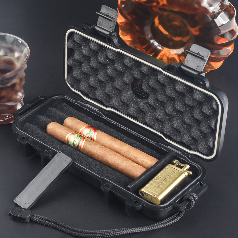 Portable Cigar Humidor With Hu - đánh giá và giá Men Accessories Gadgets