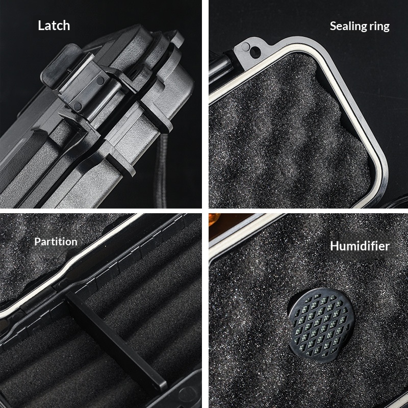 Portable Cigar Humidor With Hu - đánh giá và giá Men Accessories Gadgets