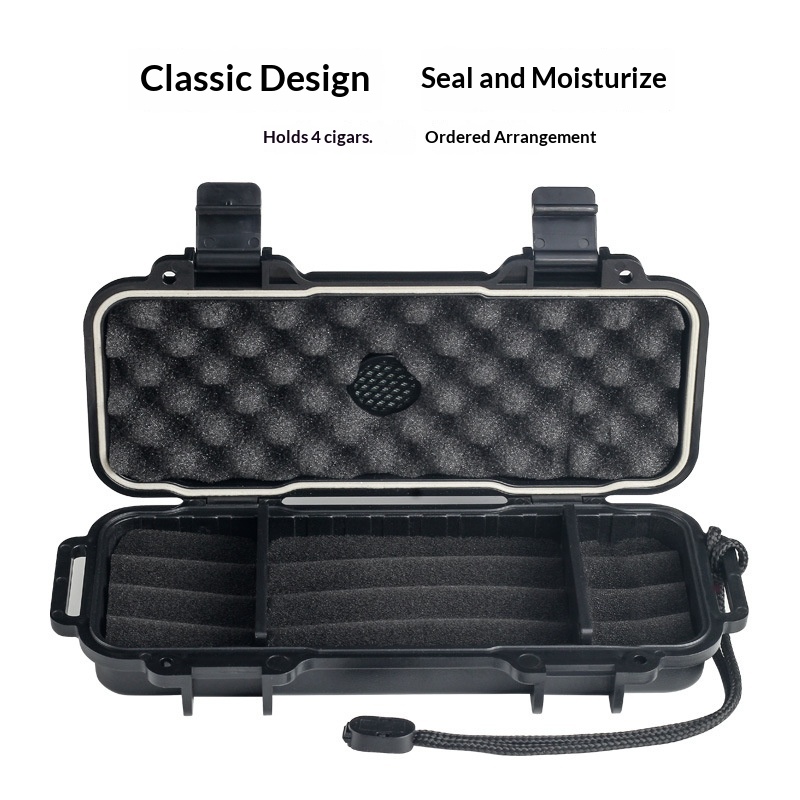 Portable Cigar Humidor With Hu - đánh giá và giá Men Accessories Gadgets
